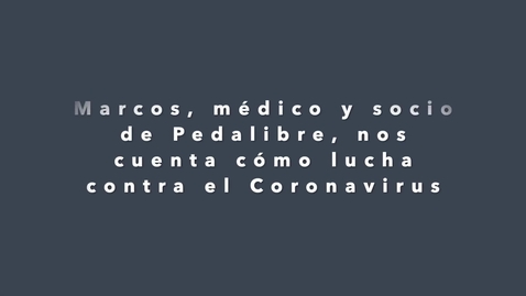 Miniatura para Ciclistas responsables también con el  Covid-19 - Marcos.
