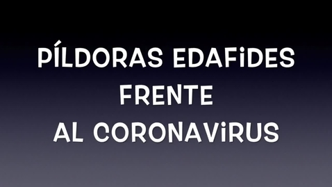 Miniatura para la entrada PÍLDORAS EDAFIDES frente al CORONAVIRUS. No 4. Recomendaciones desde nuestra investigación (II)