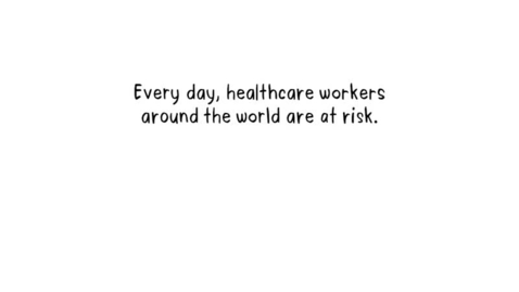 Miniatura para Los trabajadores de la salud están en riesgo.