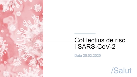 Miniatura para Col·lectius de risc i SARS-CoV-2
