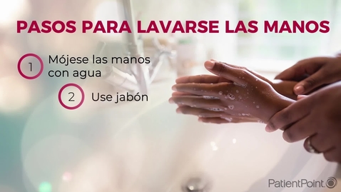 Miniatura para Pasos para lavarse las manos
