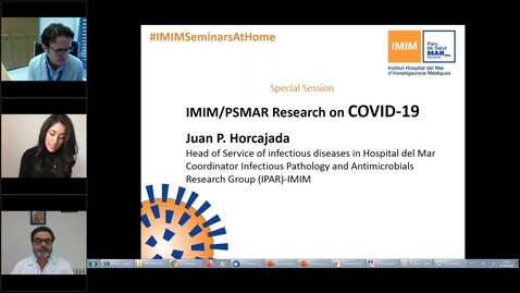 Miniatura para IMIM Seminars at Home   Special Session  IMIM PSMAR Research on COVID 19