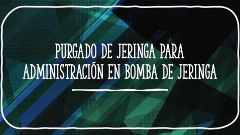 Miniatura para la entrada Purgado de jeringa para infundir en bomba