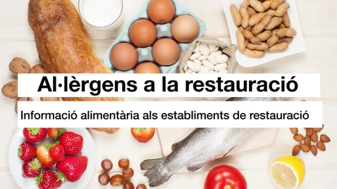 Miniatura para  Al·lèrgens a la restauració