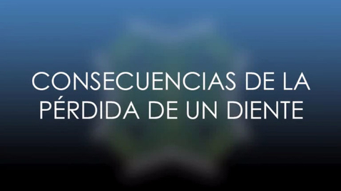 Miniatura para Consecuencias de la pérdida de un diente
