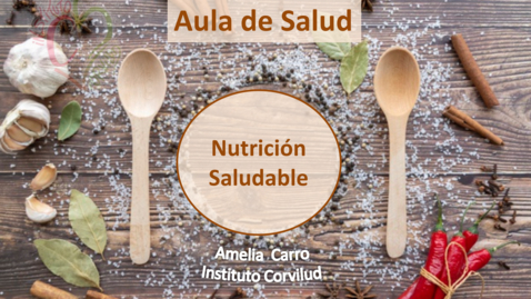 Miniatura para la entrada Aula de Salud: Nutrición Saludable