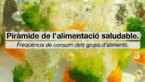 Miniatura para Piràmide de l'alimentació saludable.