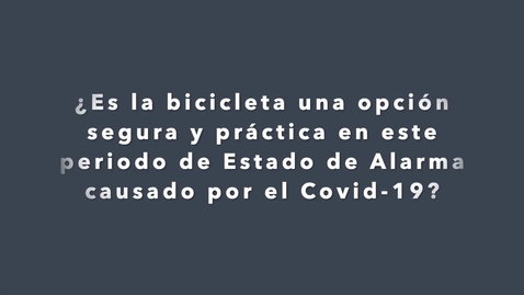 Miniatura para Ciclistas responsables también con el COVID-19 - Marian.