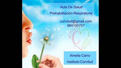 Miniatura para la entrada Aula de Salud: Prehabilitación Respiratoria