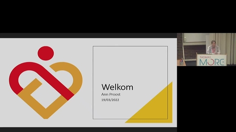 Miniatuur voor Heart2Heart_220319_welkom_ Mevr. Ann Proost