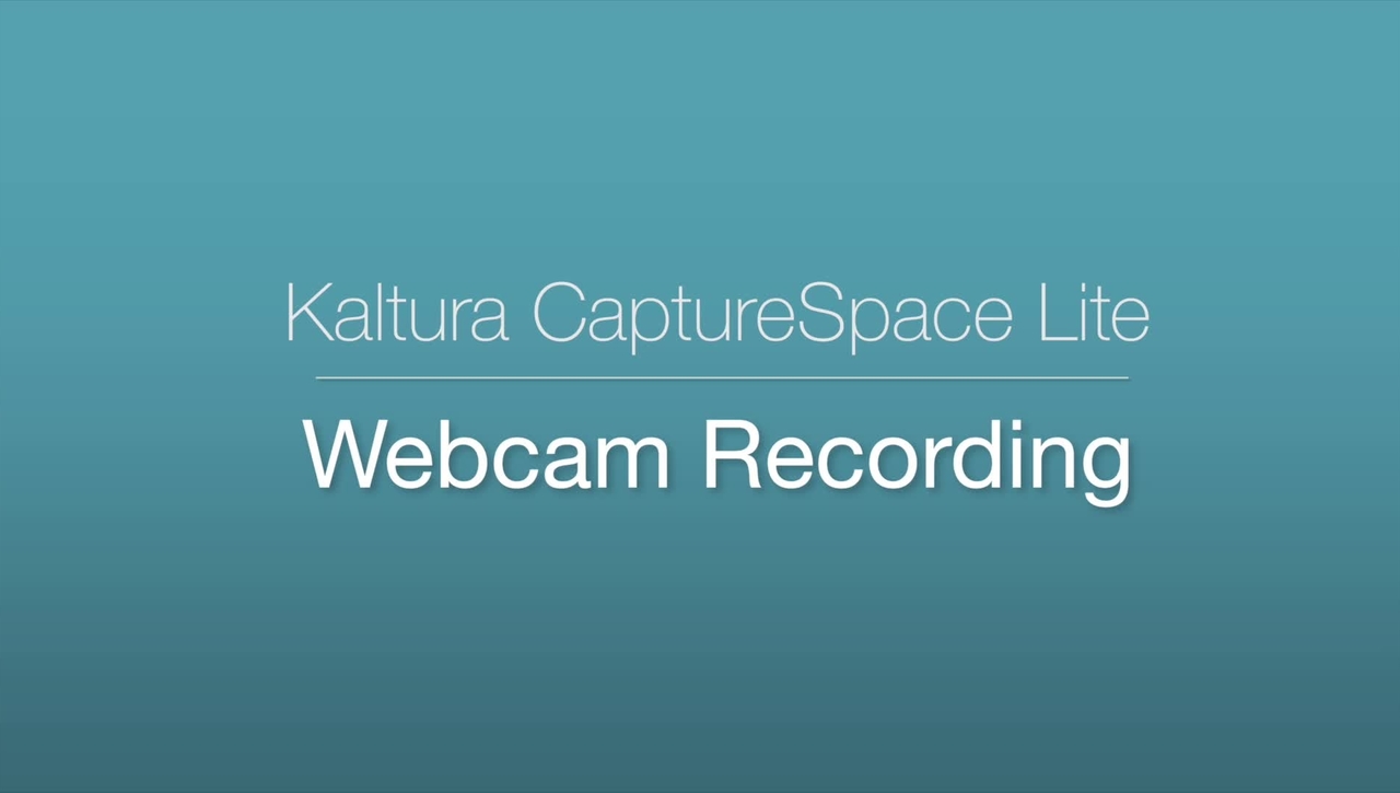 CaptureSpace Lite - Webcam Recording