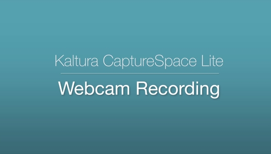 CaptureSpace Lite - Webcam Recording