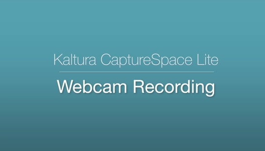 CaptureSpace Lite - Webcam Recording