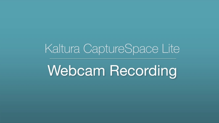 CaptureSpace Lite - Webcam Recording