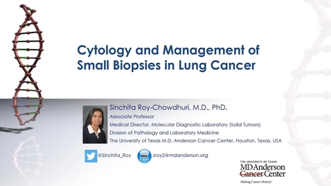 Thumbnail for Houston Methodist Cancer Symposium - 8th Annual 08.07.20 (Sinchita Roy-Chowdhuri, MD, PhD.)