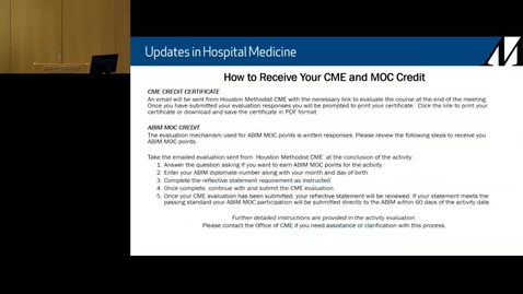 Thumbnail for Hospital Medicine  Symposium - 2.29.20