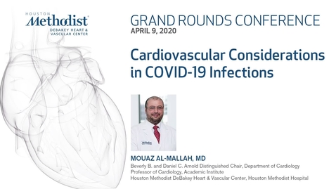 Thumbnail for entry Grand Rounds with Mouaz Al-Mallah, MD 04.09.20