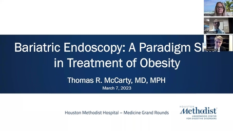 Thumbnail for entry Medicine Grand Rounds with Dr. Thomas McCarty