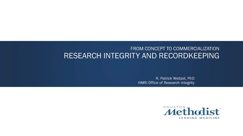 Thumbnail for 07.06.2022 C2C Research Integrity &amp; Documentation