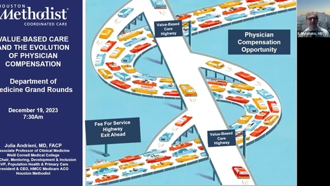 Thumbnail for entry Medicine Grand Rounds with JULIA ANDRIENI, MD, FACP, “VALUE-BASED CARE OUTCOMES AND EVOLUTION OF PHYSICIAN COMPENSATION”