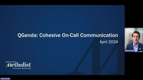 Thumbnail for entry QGenda: Cohesive On-Call Communication