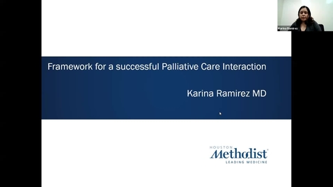 Thumbnail for entry Framework for a Successful Palliative Care Interaction