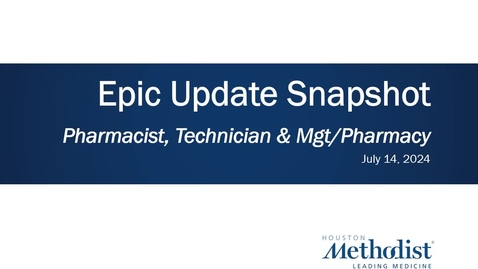 Thumbnail for Epic Update Snapshot - July 14 2024