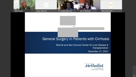 Thumbnail for entry General Surgery in Patients with Cirrhosis 11-17-21