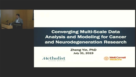 Thumbnail for entry Converging Multi Scale Data Analysis with Zheng Yin, PhD 07.31.19