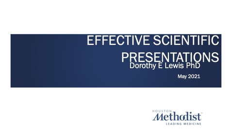 Thumbnail for Effective Oral Presentations 05.04.21