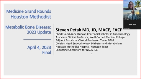 Thumbnail for Medicine Grand Rounds with Dr. Steven Petak