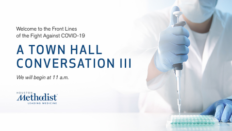 Thumbnail for A Town Hall Conversation III  06.11.20