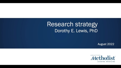 Thumbnail for entry 08.02.2022 Intro to NIH Grant Research Strategy