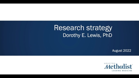 Thumbnail for 08.02.2022 Intro to NIH Grant Research Strategy