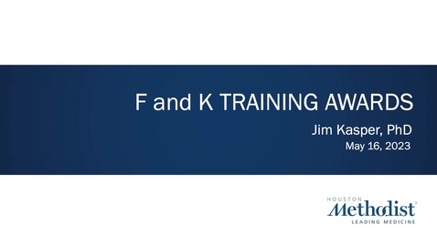 Thumbnail for 05.16.2023 F and K Training Awards