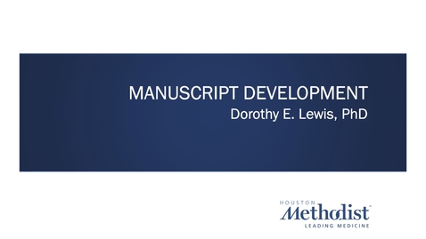 Thumbnail for Manuscript Preparation Workshop 02.23.21