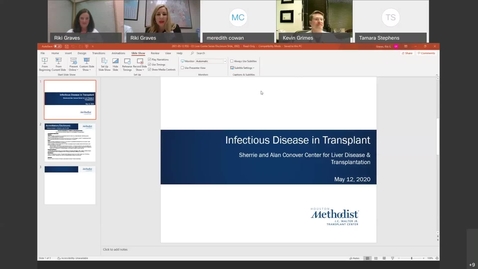 Thumbnail for entry Liver Center WebEx CE Series Infectious Disease in Transplant