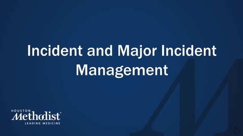 Thumbnail for entry ServiceNow Incident and Major Incident Management eLearning with Voice
