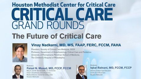 Thumbnail for 2.2.24 Center for Critical Care Grand Rounds