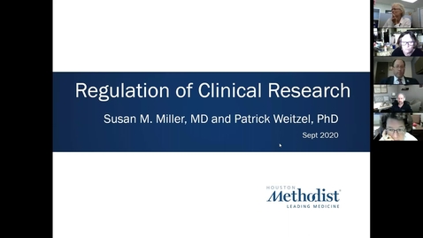 Thumbnail for 03 Key Elements of Clinical Research: Regulation of Clinical Research 09.28.20