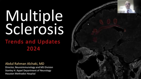 Thumbnail for entry Medicine Grand Rounds with Abdul Alchaki, MD,&quot; Multiple Sclerosis, Trends &amp; Updates&quot;