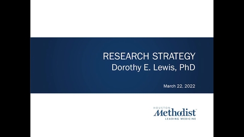 Thumbnail for Introduction to Research Strategy 03.22.22