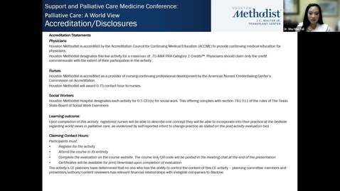 Thumbnail for Palliative Care - A World View