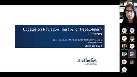 Thumbnail for Liver CE Series_ Updates on Radiation Therapy for Hepatobiliary Patients-20230322_170013-Meeting Recording