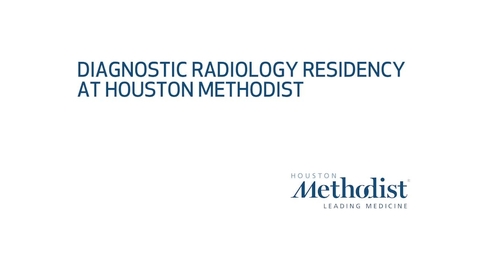 Thumbnail for Radiology Residency Virtual Tour Video