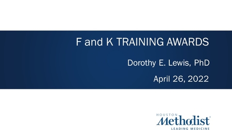 Thumbnail for entry Career Development Mentoring Documents for F&amp;K Awards 04.26.22