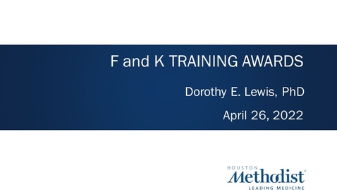 Thumbnail for Career Development Mentoring Documents for F&amp;K Awards 04.26.22