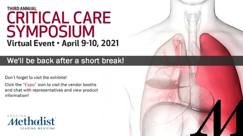 Thumbnail for entry 3rd Annual Critical Care Symposium Day 2 - 4.10.21