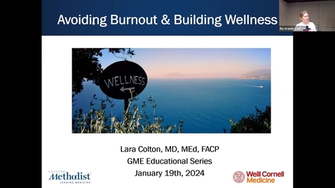 Thumbnail for Education Series 22: 01.19.24 - Avoiding Burnout &amp; Building Wellness