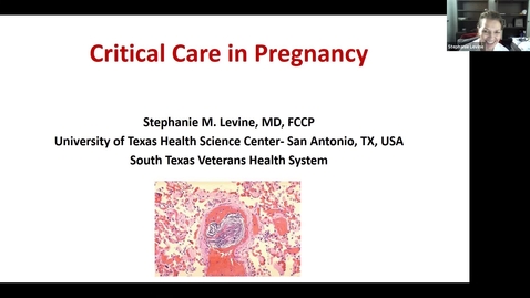 Thumbnail for Critical Care in Pregnancy  04.30.21 Grand Rounds